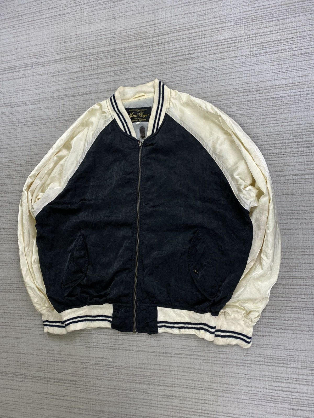Japanese Brand × Vintage Vintage 80s American Classic Sukajan Bombers Jacket Size US XL / EU 56 / 4 - 4 Thumbnail
