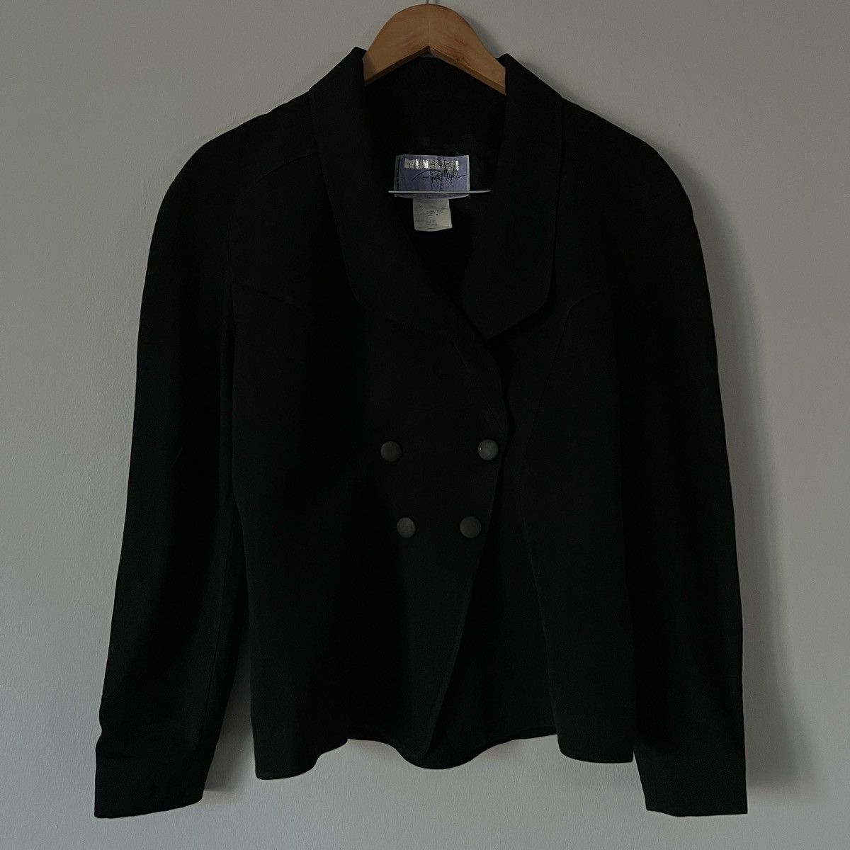 Thierry Mugler Vintage Thierry Mugler Wool Blazer Size L / US 10 / IT 46 - 1 Thumbnail