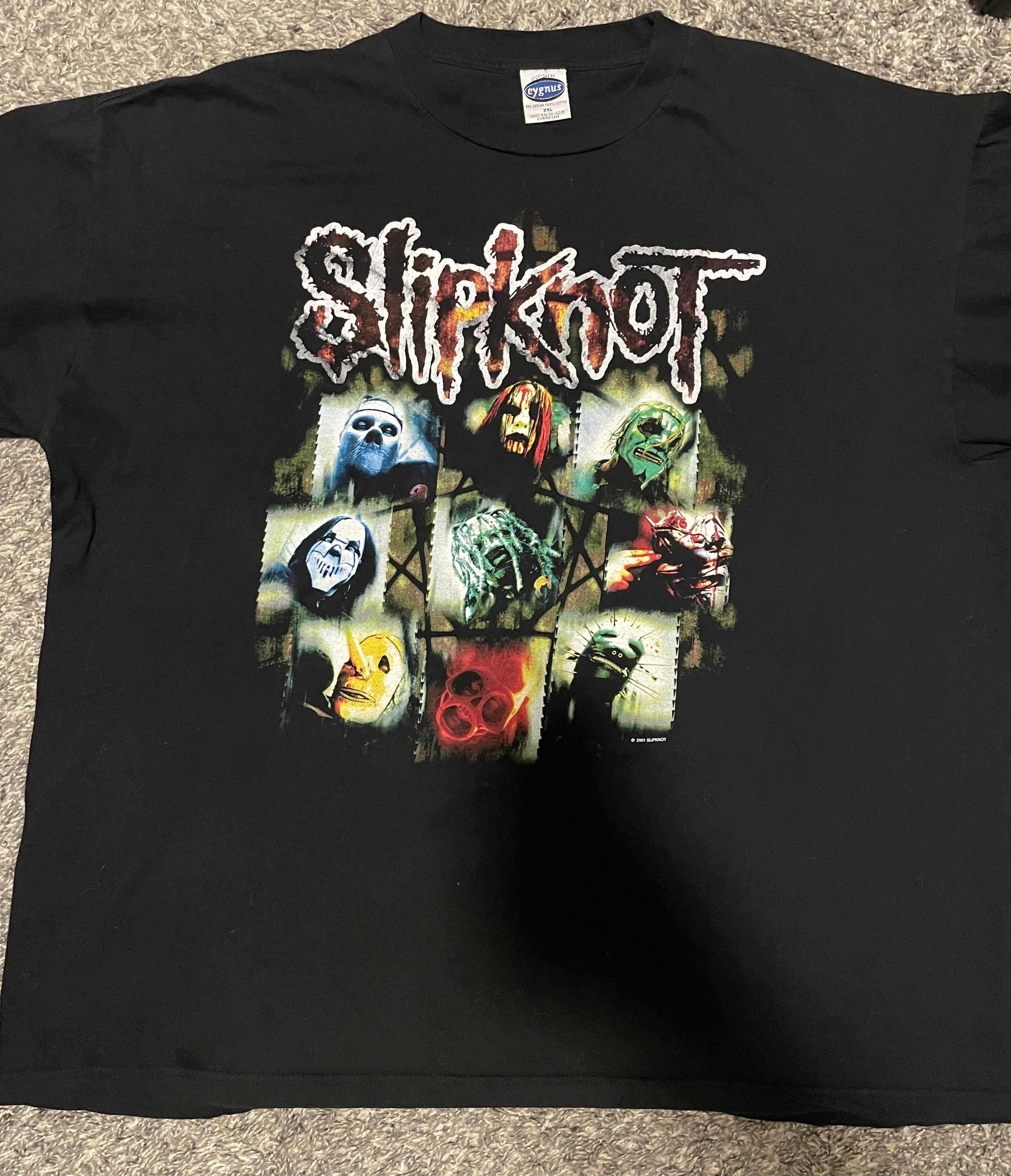 Band Tees × Slipknot RARE 2001 IOWA SHIRT Size US XXL / EU 58 / 5 - 1 Thumbnail