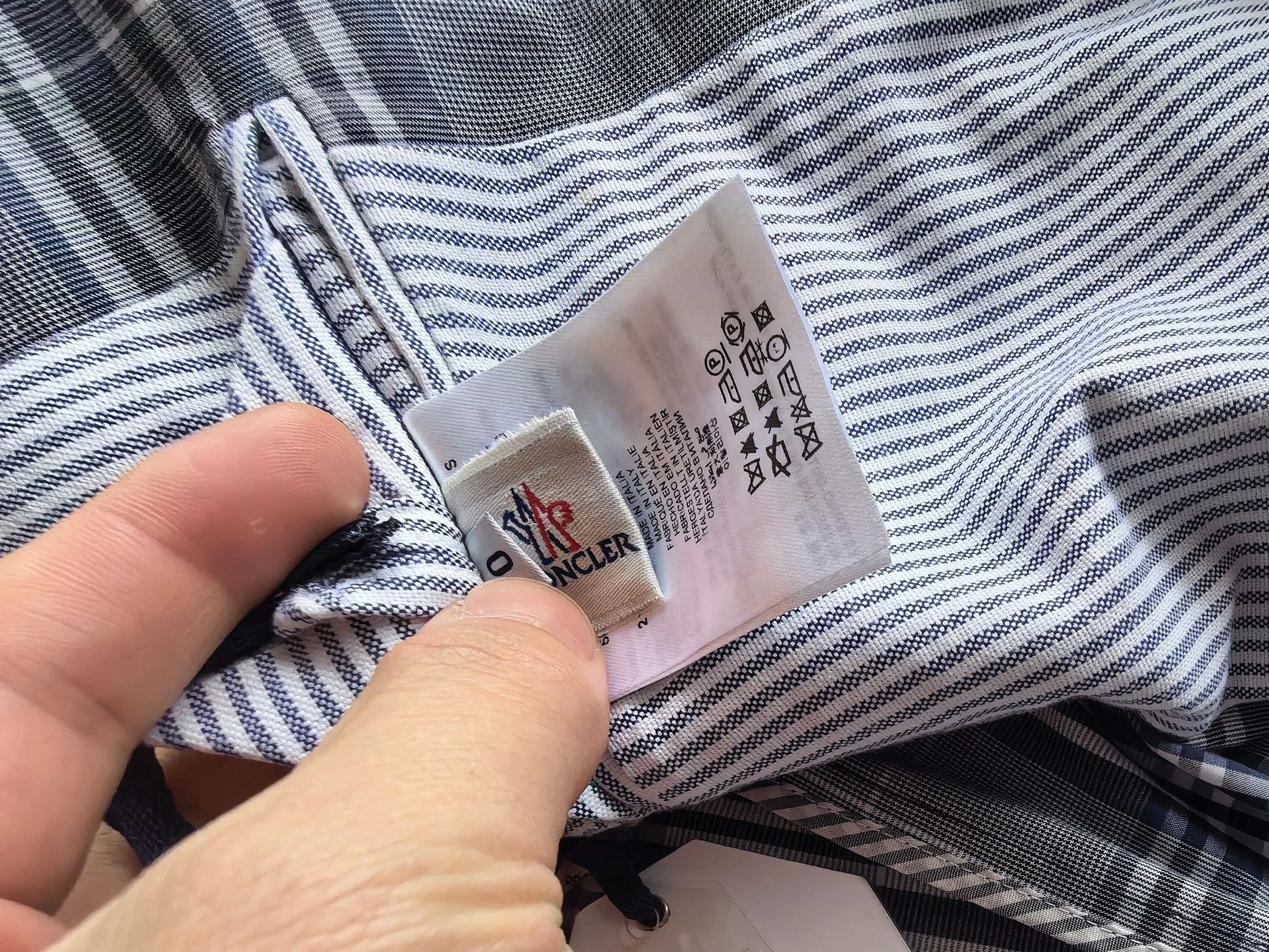 Moncler Moncler New With Tags Gray Check Cotton Suit Jacket Size US XS / EU 42 / 0 - 6 Thumbnail