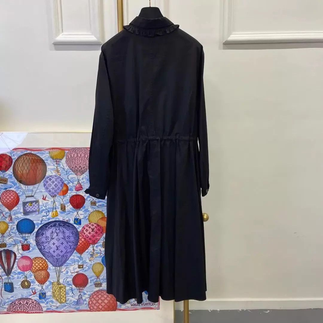 Hermes Hermès black waist-cinched dress 36 NWT Size XS / US 0-2 / IT 36-38 - 3 Thumbnail