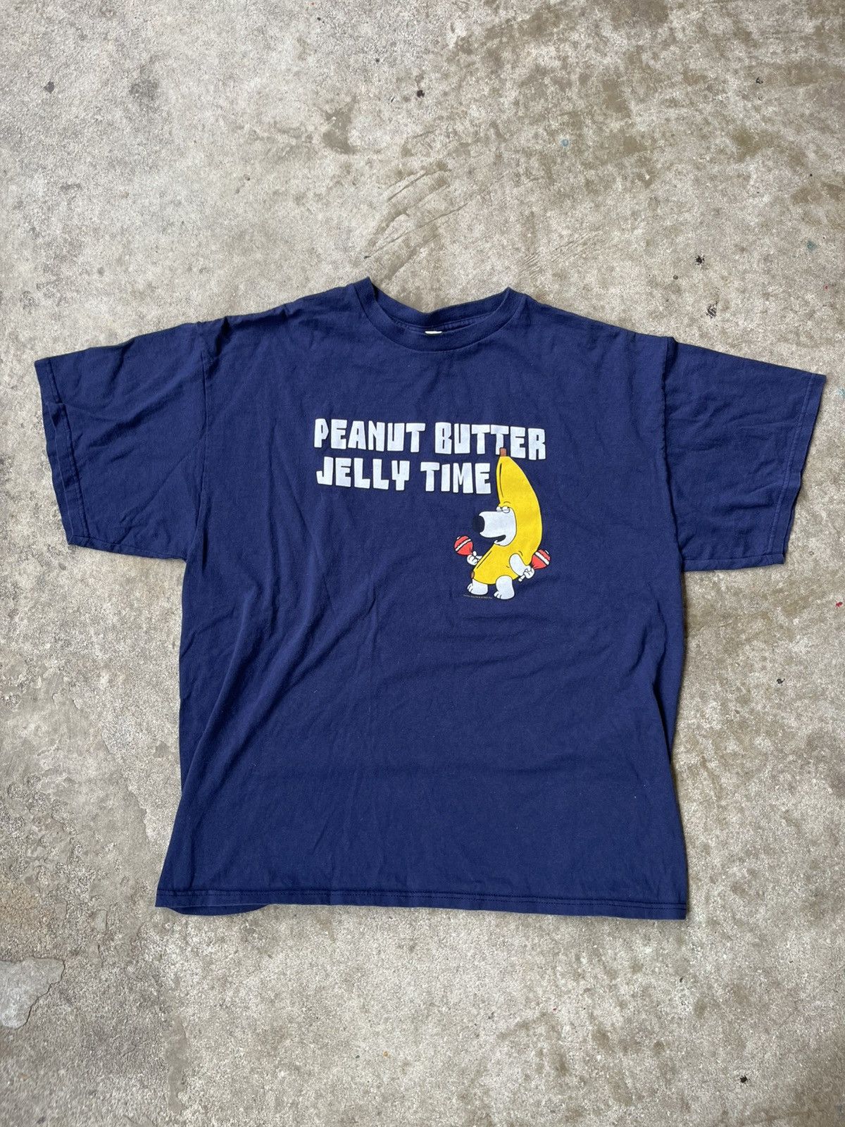 Delta × Fox Racing Y2K Family Guy Peanut Butter Jelly Time Vintage Tee Size US XL / EU 56 / 4 - 1 Thumbnail
