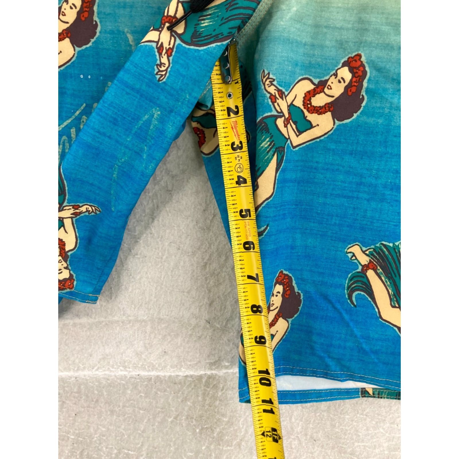 Hang Ten VINTAGE Hang Ten Board Shorts Mens 34 Orange Blue Hawaiian Hula Girl Aloha Beach Surfing Size US 34 / EU 50 - 4 Thumbnail