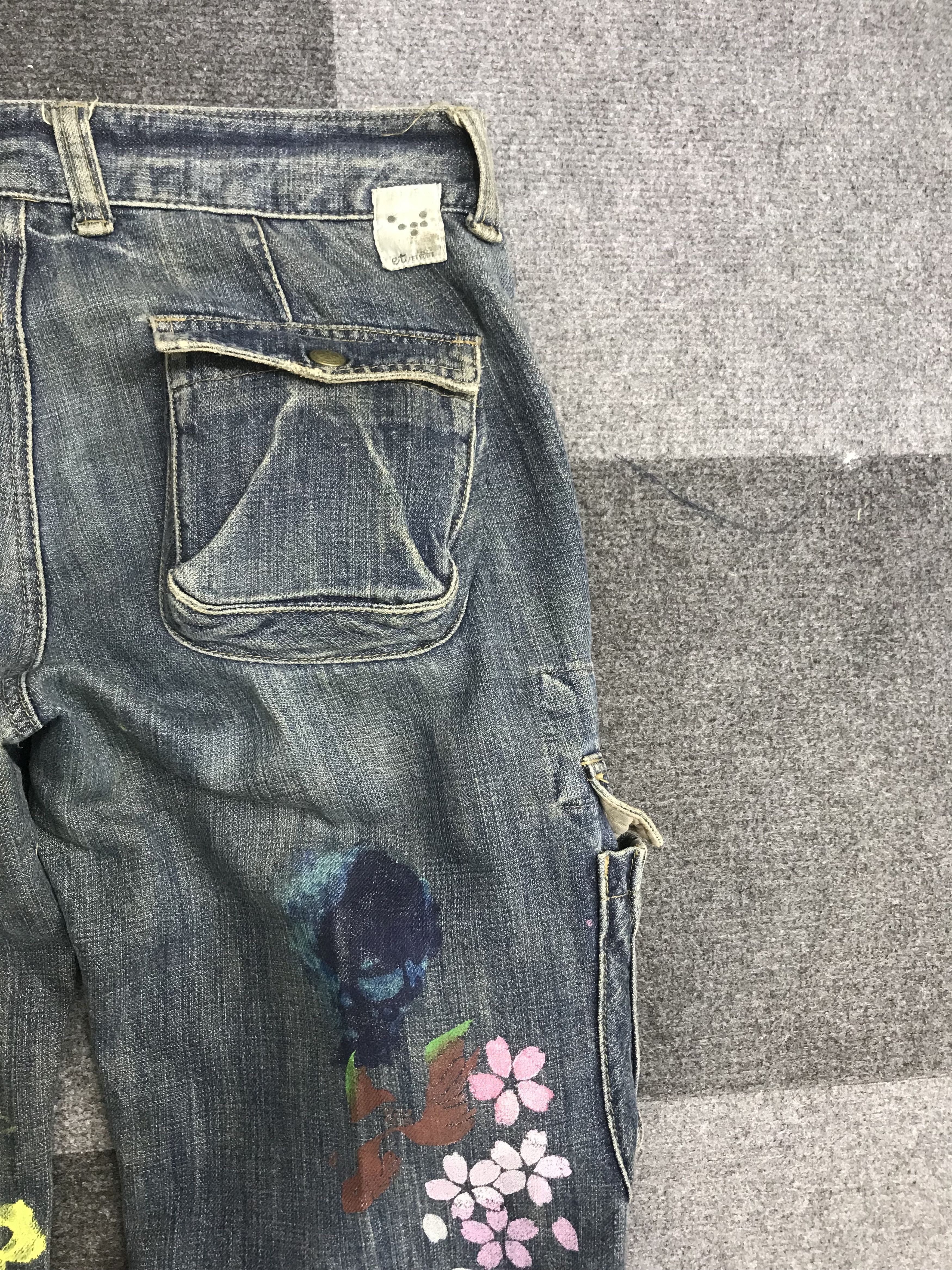 Japanese Brand Flare🔥El BOITE Multi 3D pockets Japan Painter Jeans F1 Size US 32 / EU 48 - 8 Thumbnail