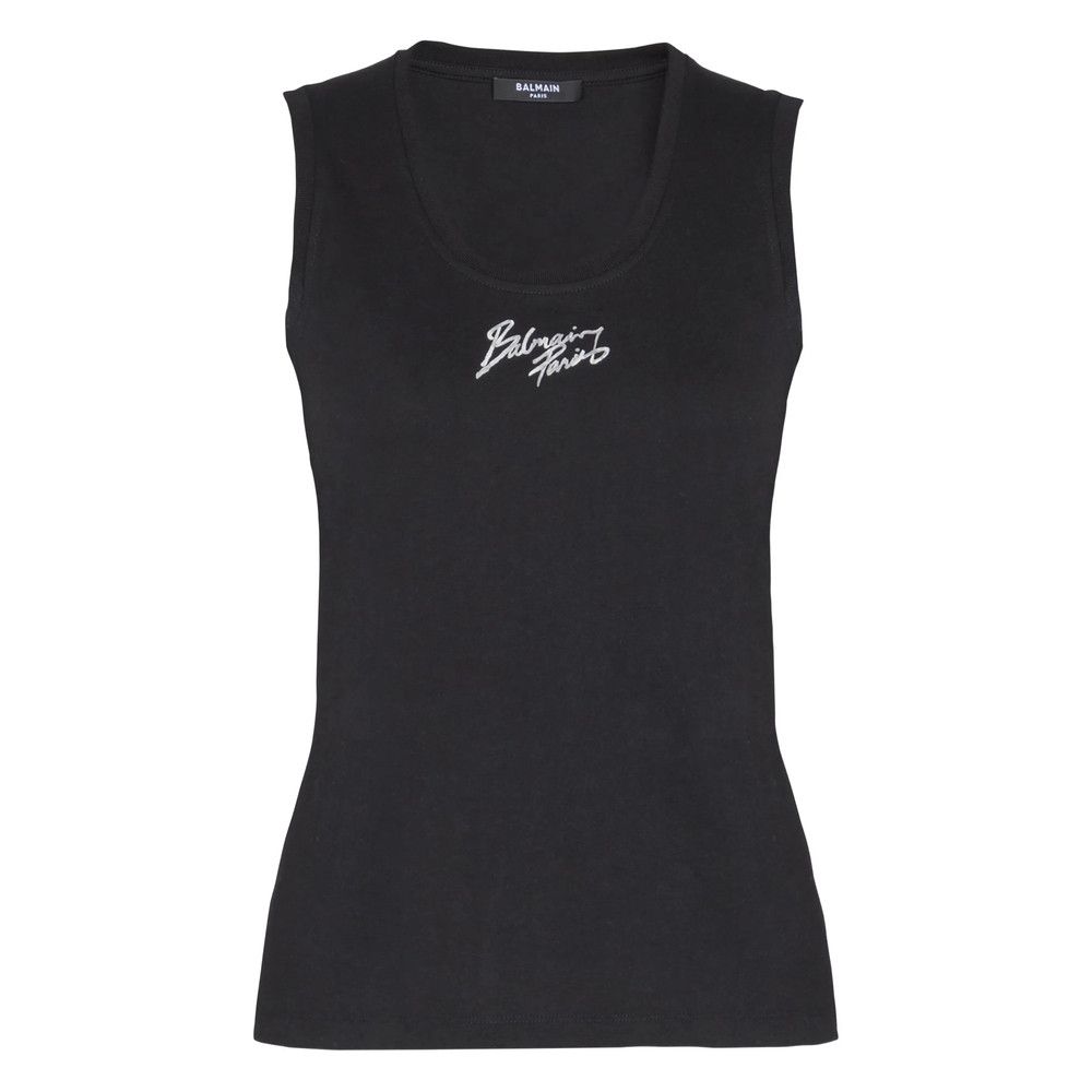 Balmain Balmain BLACK Tops - Vests & Tank Tops Size M / US 6-8 / IT 42-44 - 1 Thumbnail