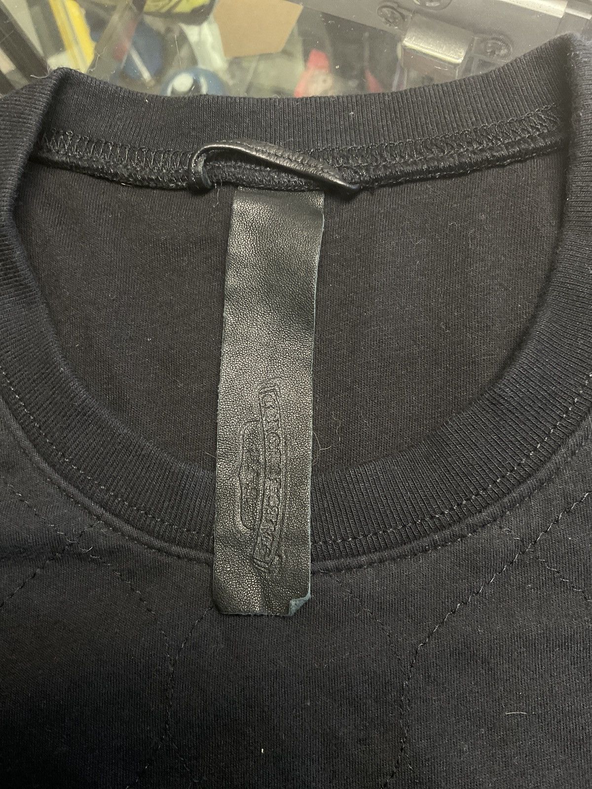 Chrome Hearts Chrome Hearts Premium Quilted Leather Cross Patch Tee sz M Size US M / EU 48-50 / 2 - 5 Thumbnail