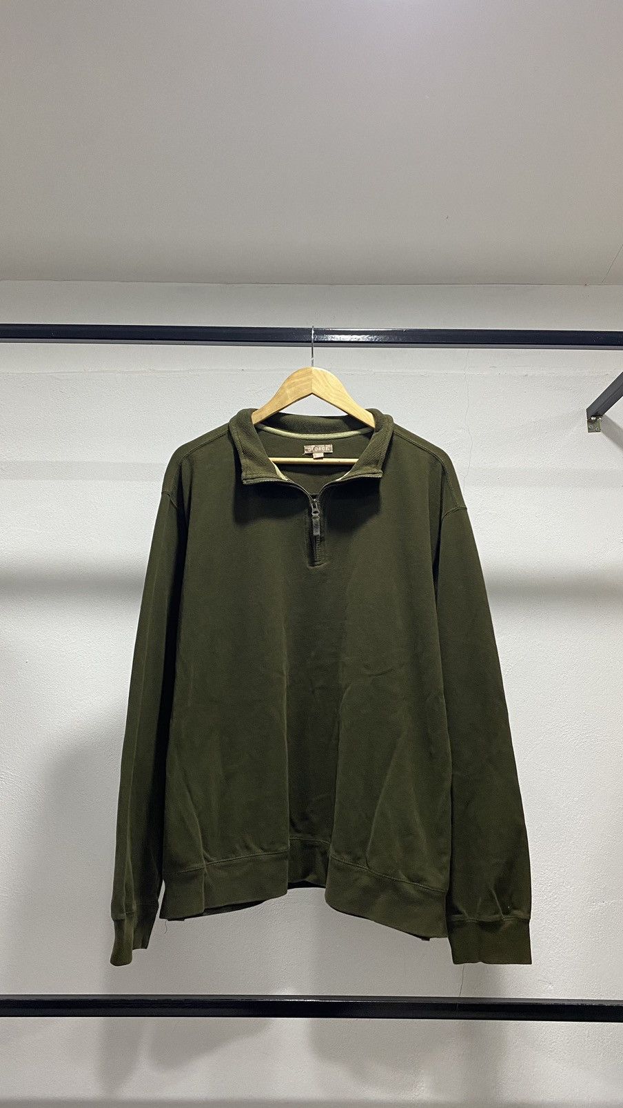 George × Vintage George Oversize Halfzipper Sweatshirt Size US XXL / EU 58 / 5 - 5 Thumbnail