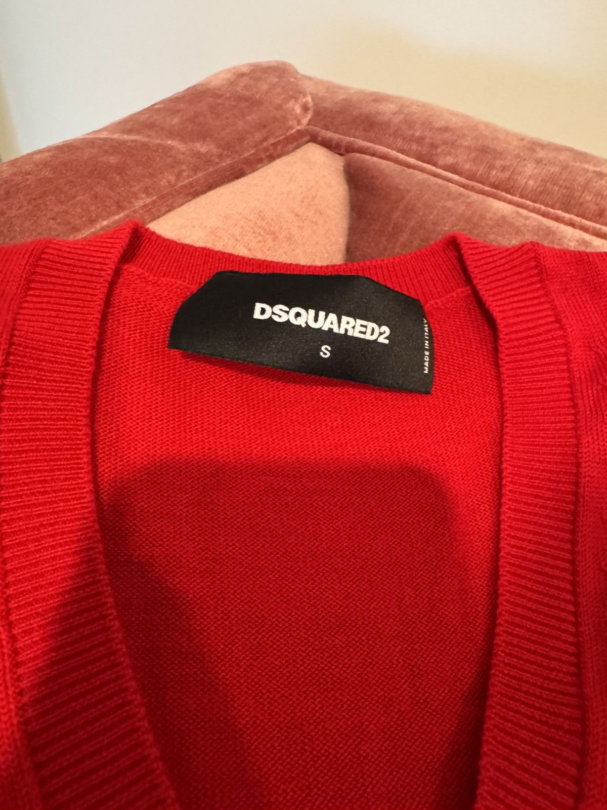 Dsquared2 Dsquared2 red wool shirt Size US S / EU 44-46 / 1 - 2 Thumbnail