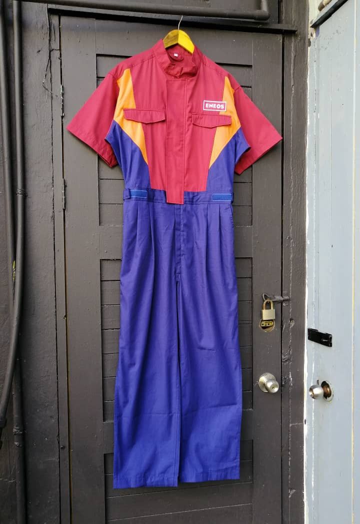 Vintage Vintage Eneos Shortsleeve Overalls Jumpsuits Size US 32 / EU 48 - 1 Thumbnail