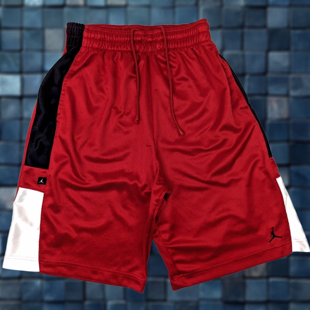 Nike Nike Jordan DriFit Bred Red Dazzle Basketball Shorts Men S 11 Inseam Vtg 439552 Size US 29 - 1 Thumbnail