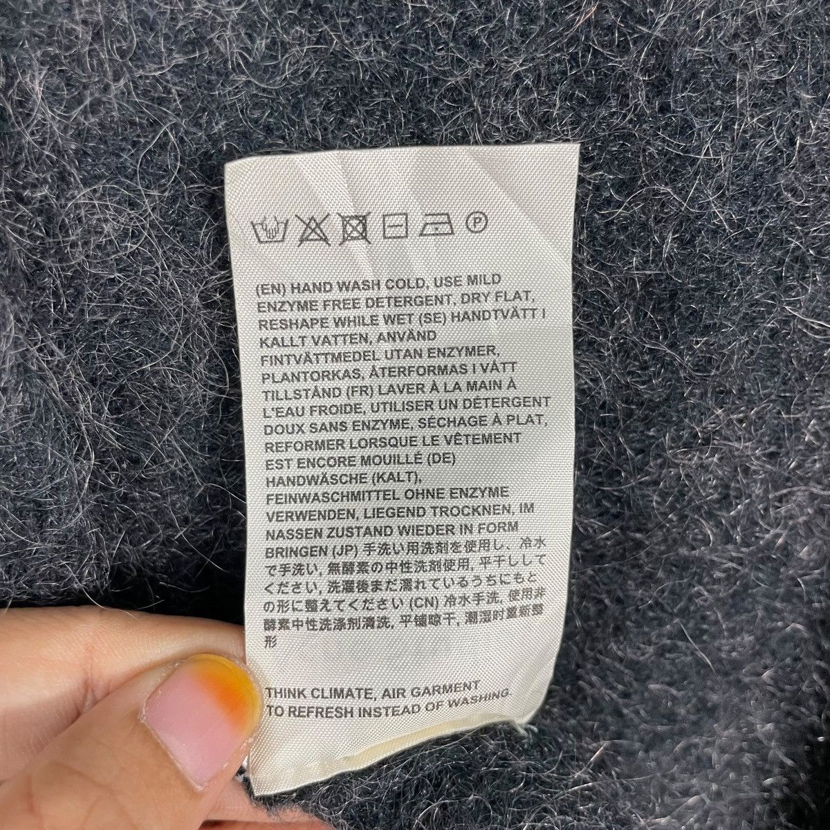 Acne Studios Acne Studios Raya Mohair Buttonless Long Cardigan Size S / US 4 / IT 40 - 17 Thumbnail
