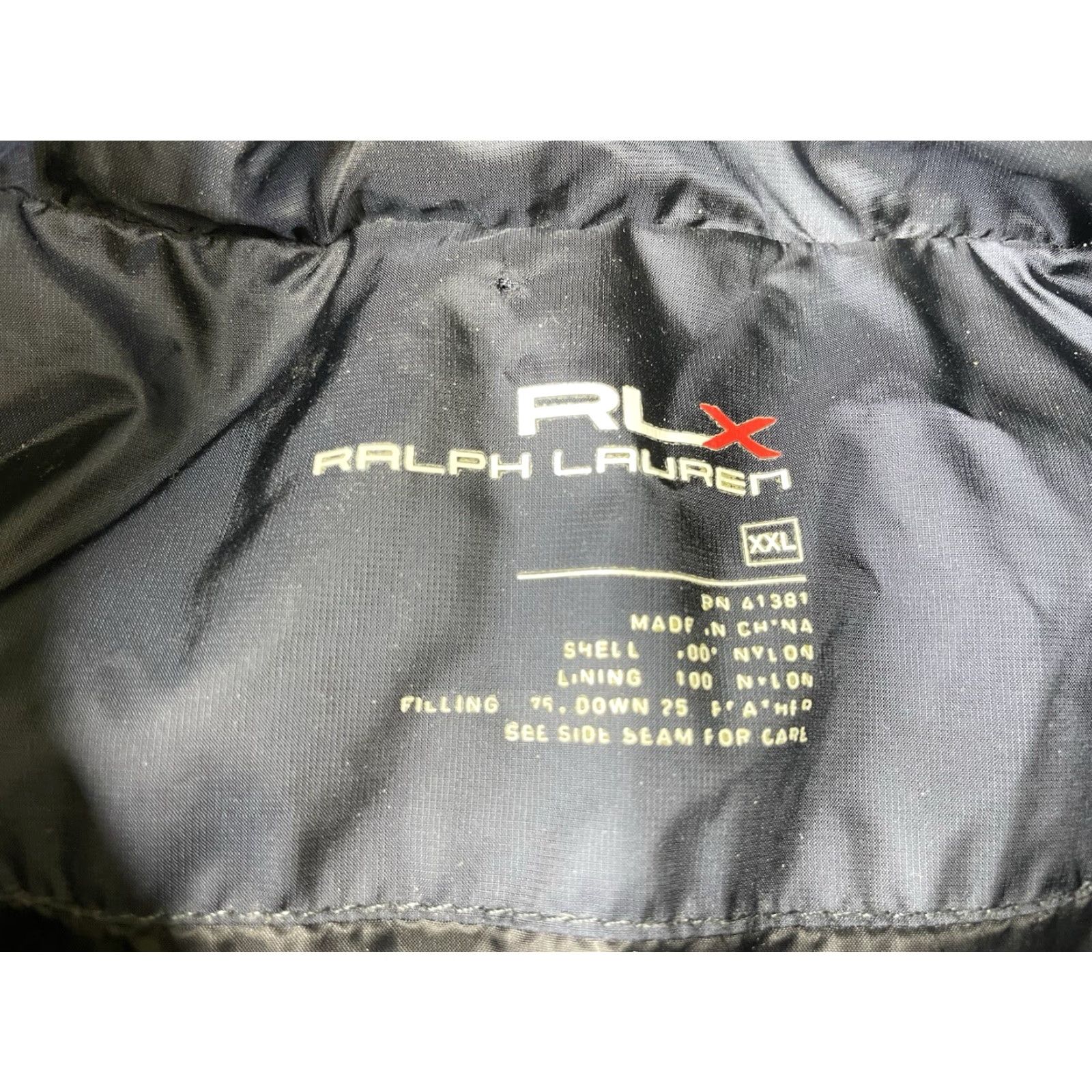 Ralph Lauren Ralph Lauren RLX Puffer Jacket Mens XXL Navy Blue Goose Down Full Zip Size US XXL / EU 58 / 5 - 2 Thumbnail