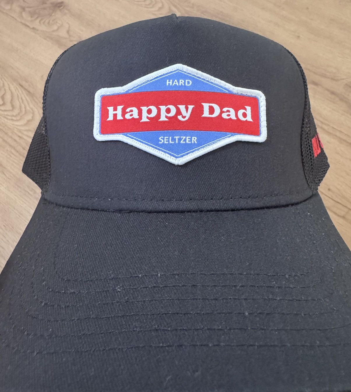 Full Send Full Send Happy Dad Trucker Hat Black Size ONE SIZE - 11 Thumbnail