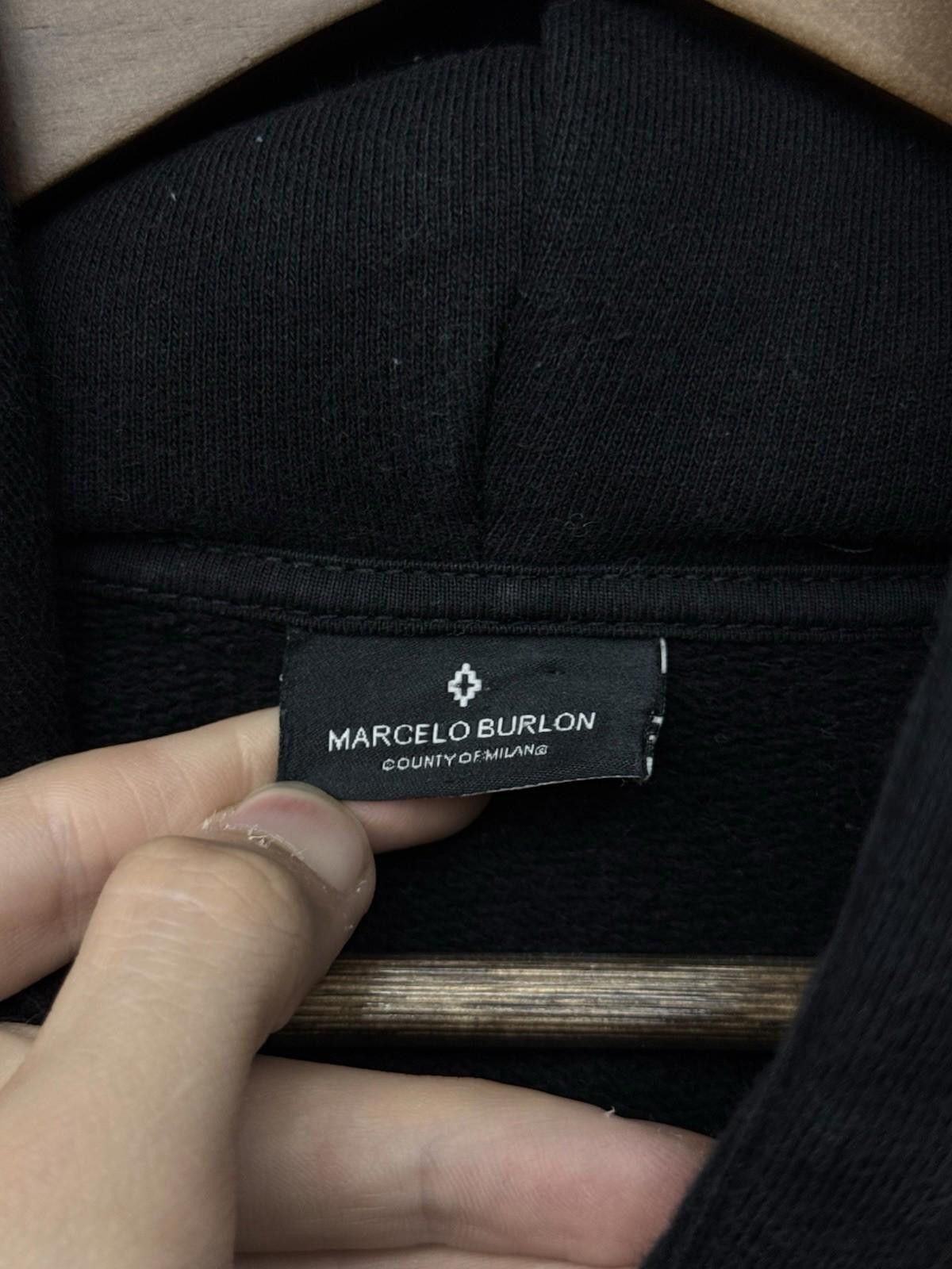 Marcelo Burlon MARCELO BURLON COUNTY OF MILAN SIZE LARGE Hoodie $700 Retail Size US L / EU 52-54 / 3 - 10 Thumbnail