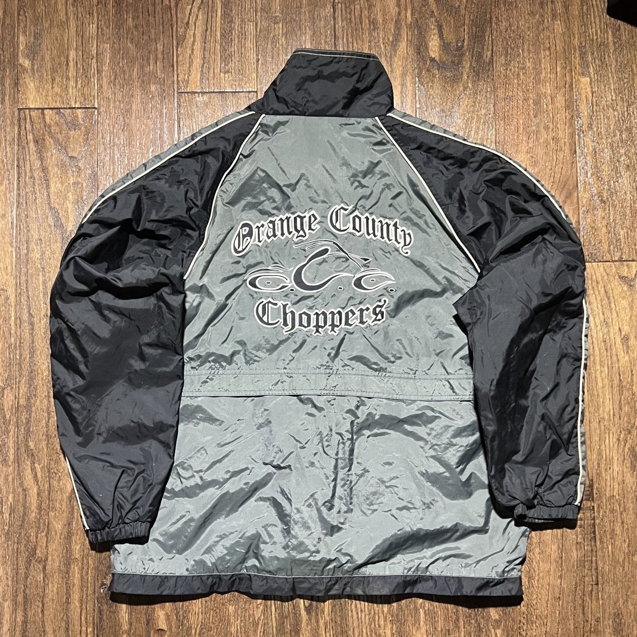 Vintage × West Coast Choppers y2k orange country choppers light jacket full zip Size US L / EU 52-54 / 3 - 3 Thumbnail