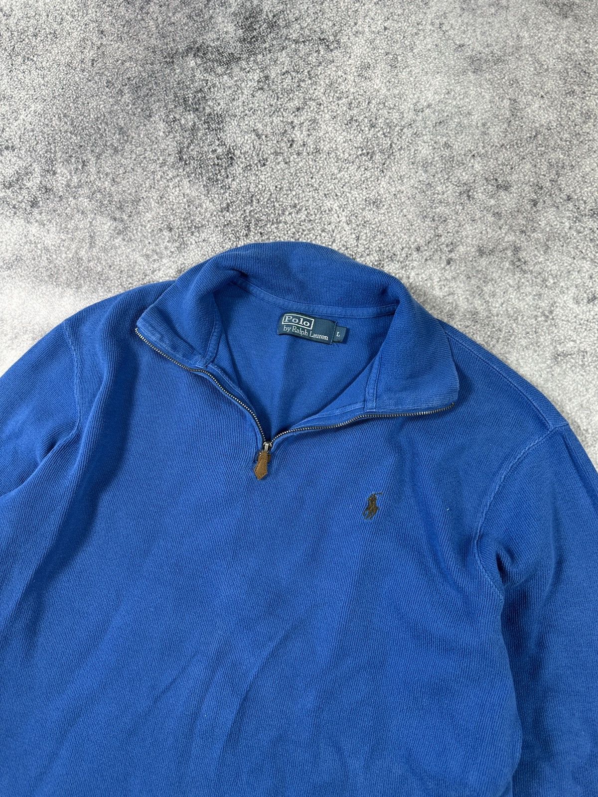 Polo Ralph Lauren Vintage Polo Ralph Lauren 1/3 Knitwear Sweater Streetwear Size US L / EU 52-54 / 3 - 2 Thumbnail