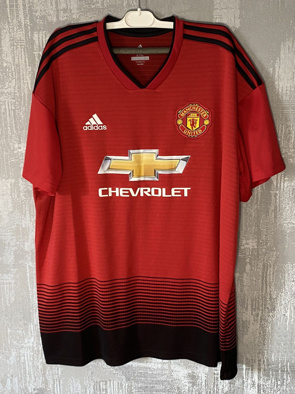 Adidas 2018 Vintage Manchester United Adidas Soccer Jersey Size US XXL / EU 58 / 5 - 1 Thumbnail
