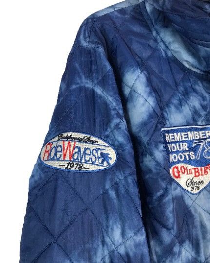 Gotcha × Vintage Vtg 90s GOTCHA surfing clothing tie dye quilted jacket Size US L / EU 52-54 / 3 - 4 Thumbnail