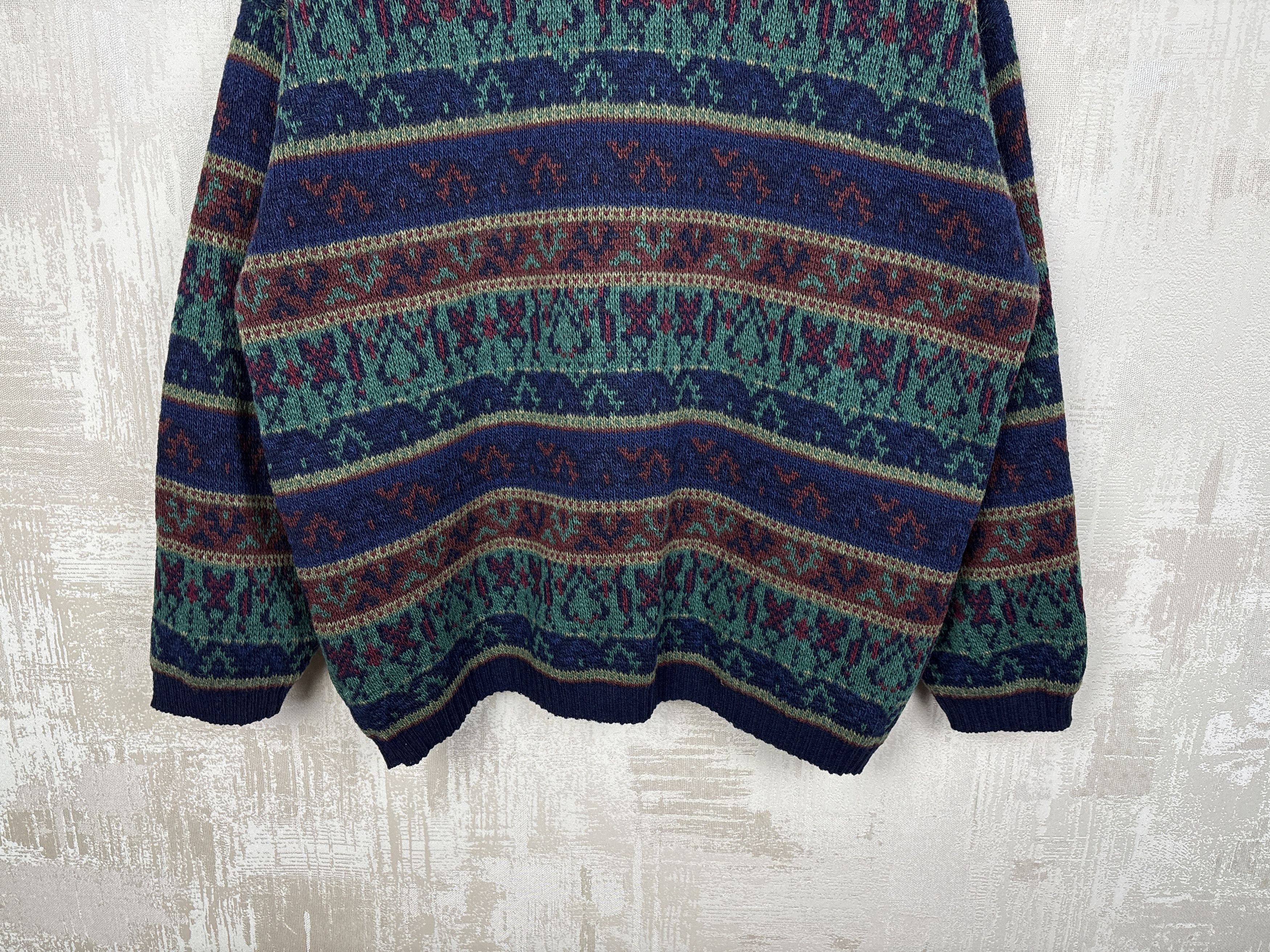 Other Dunn & Co Vintage Knit Sweater Wool Blend Fair Isle Pattern Size US L / EU 52-54 / 3 - 15 Thumbnail