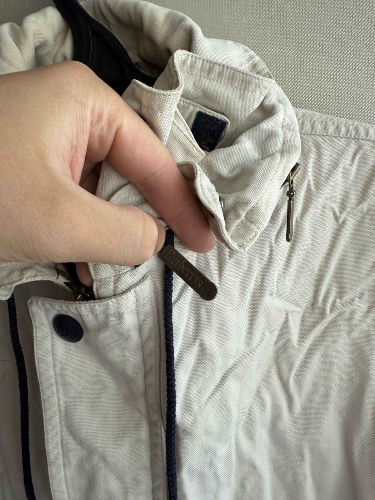 Burberry Burberrys of London Hooded Rain Coat Jacket Beige Size L |G1 Size US L / EU 52-54 / 3 - 3 Thumbnail