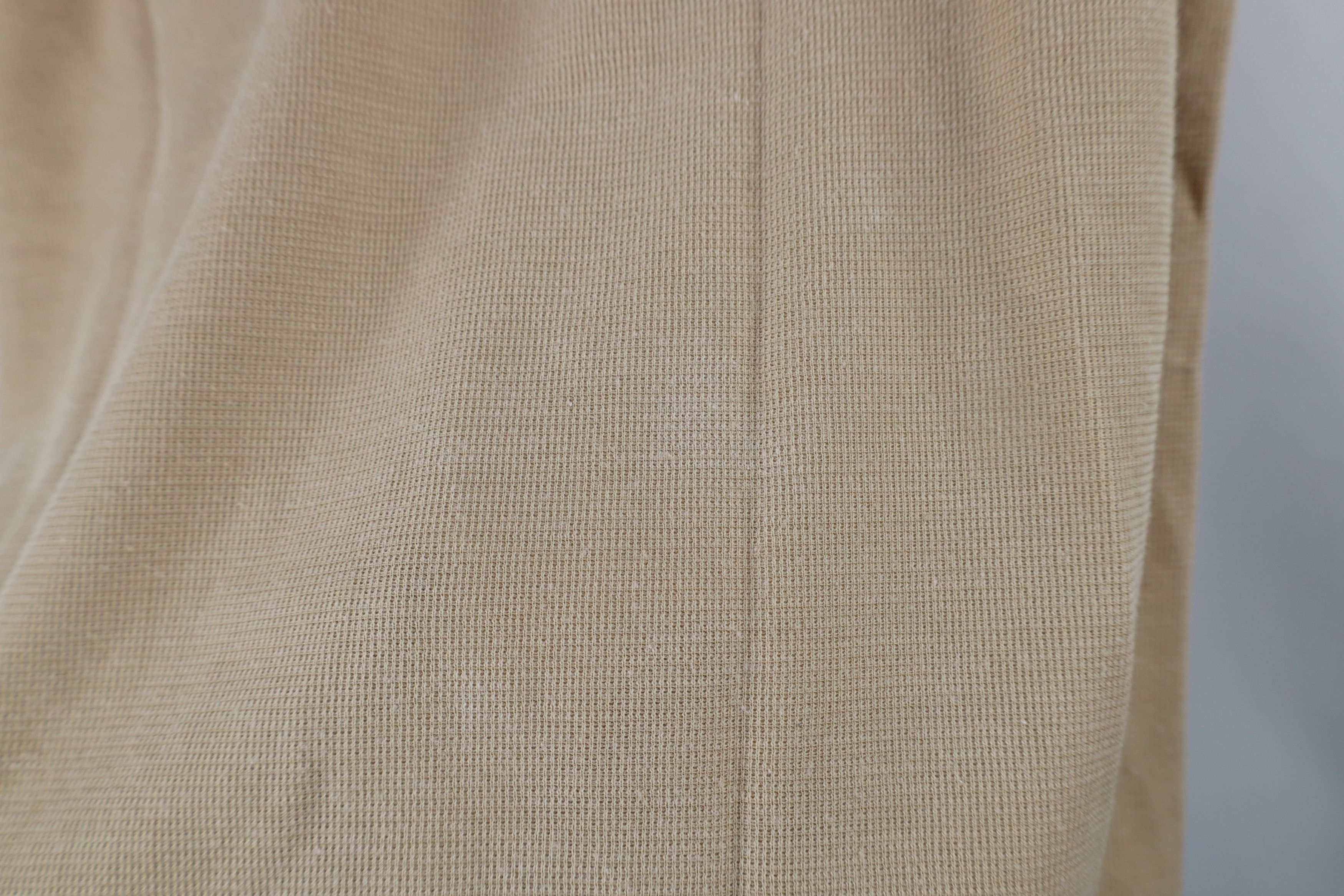 Vintage Vintage 70s Givenchy Spell Knit Collared Polo Shirt Beige Size US M / EU 48-50 / 2 - 11 Thumbnail