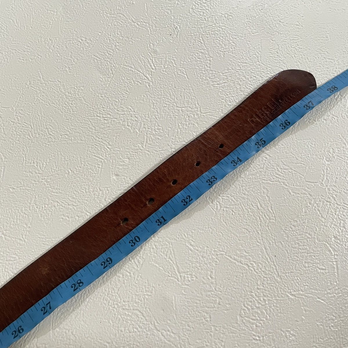 Diesel Vintage y2k Diesel Brown Leather Belts Size ONE SIZE - 5 Thumbnail