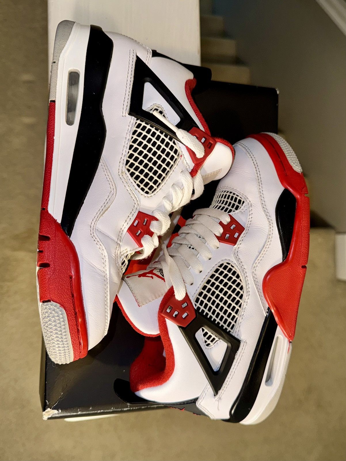 Jordan Brand Jordan 4 Retro - Fire Red (2020) Size US 6 / IT 36 - 4 Thumbnail