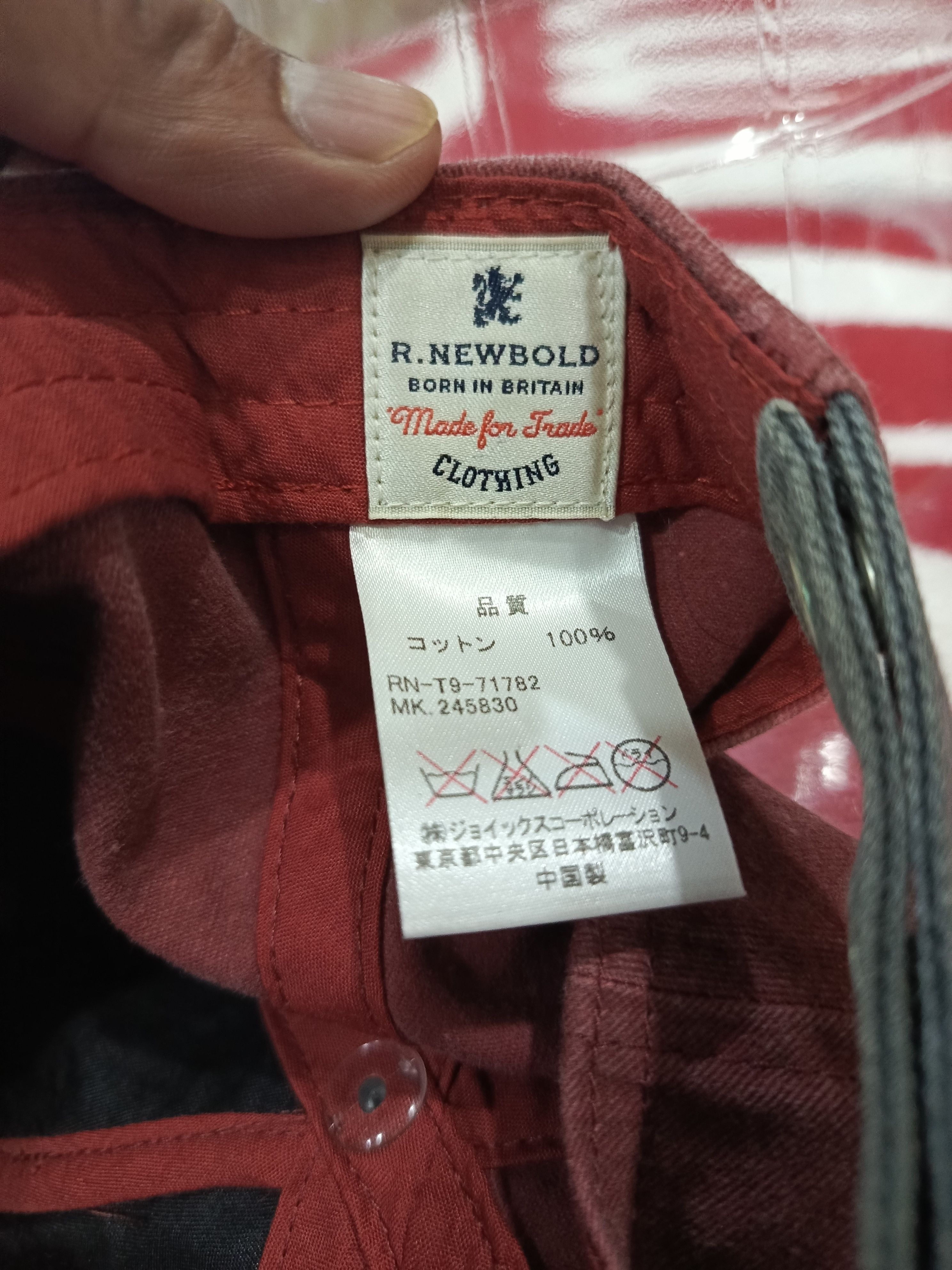 R.Newbold R.NEWBOLD CAP Size ONE SIZE - 4 Thumbnail