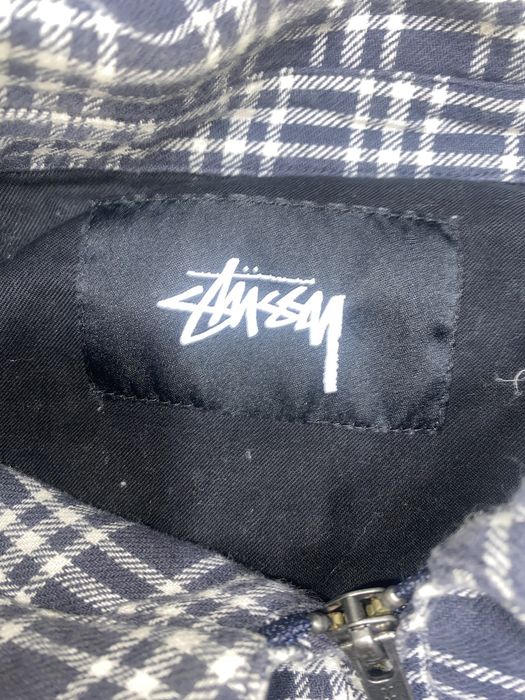 Stussy Stussy Zip Up Flannel Jacket | Grailed