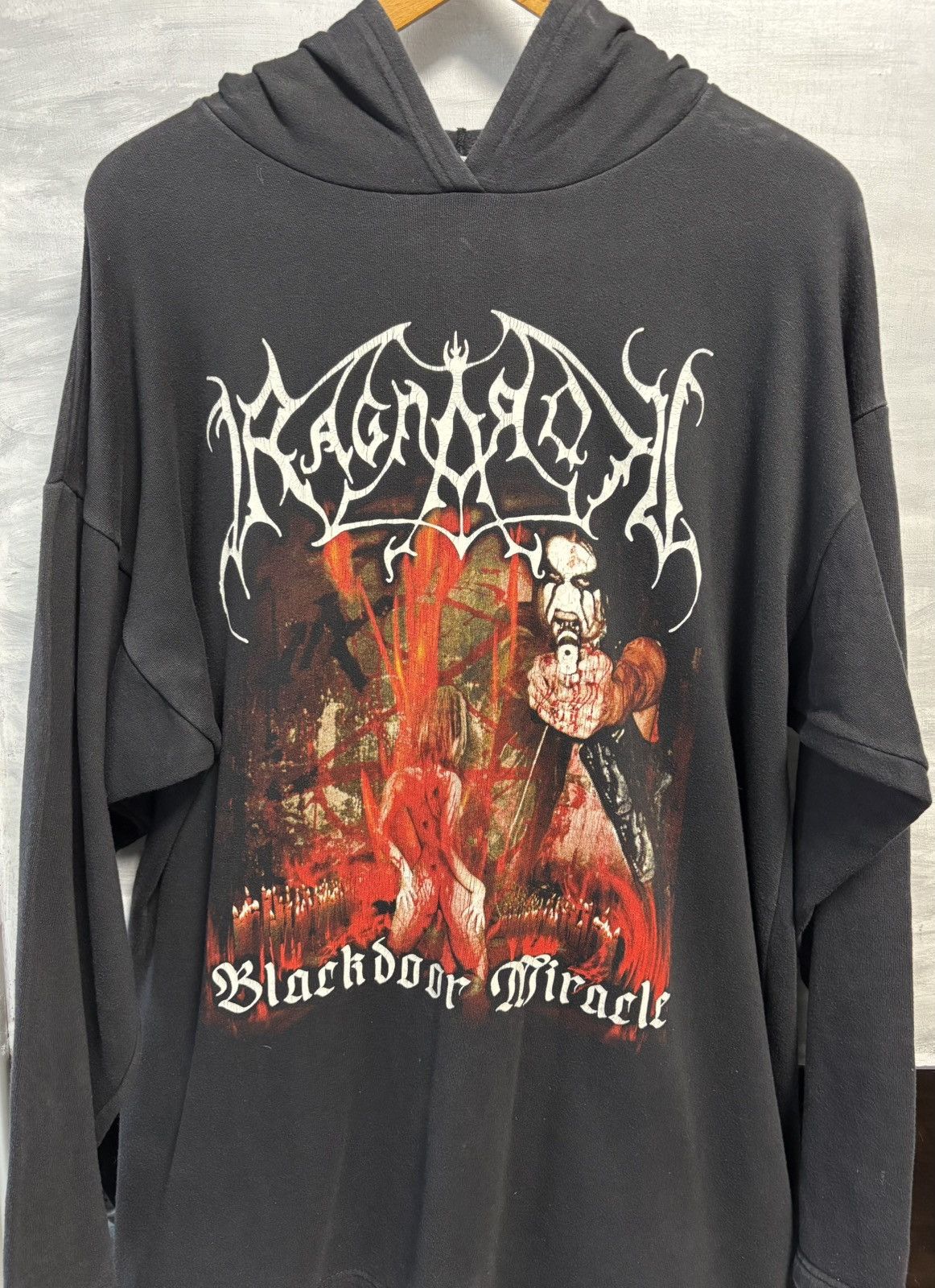 Band Tees RARE! Ragnarok Blackdoor Miracle 2004 Black Metal Hoodie XL Size US XL / EU 56 / 4 - 1 Thumbnail