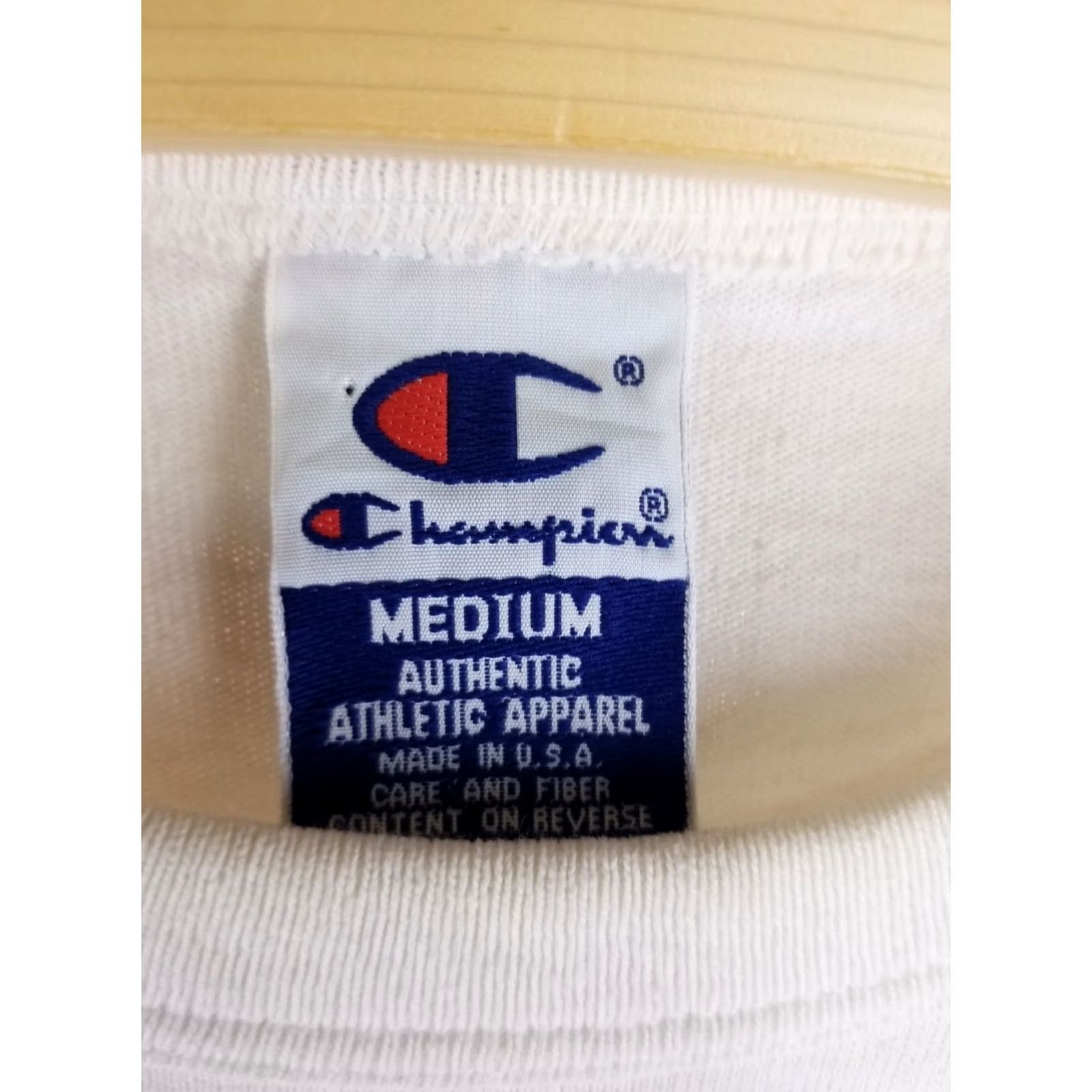 Champion VINTAGE CHAMPION IT TAKES LITTLE MORE TO MAKE A CHAMPION WHITE T-SHIRT M Mens 90s Size US M / EU 48-50 / 2 - 6 Thumbnail