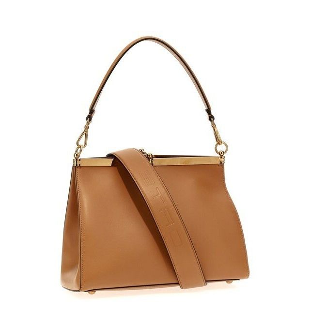 Etro ETRO Vela Medium Beige Leather Shoulder Bag New Size ONE SIZE - 2 Thumbnail