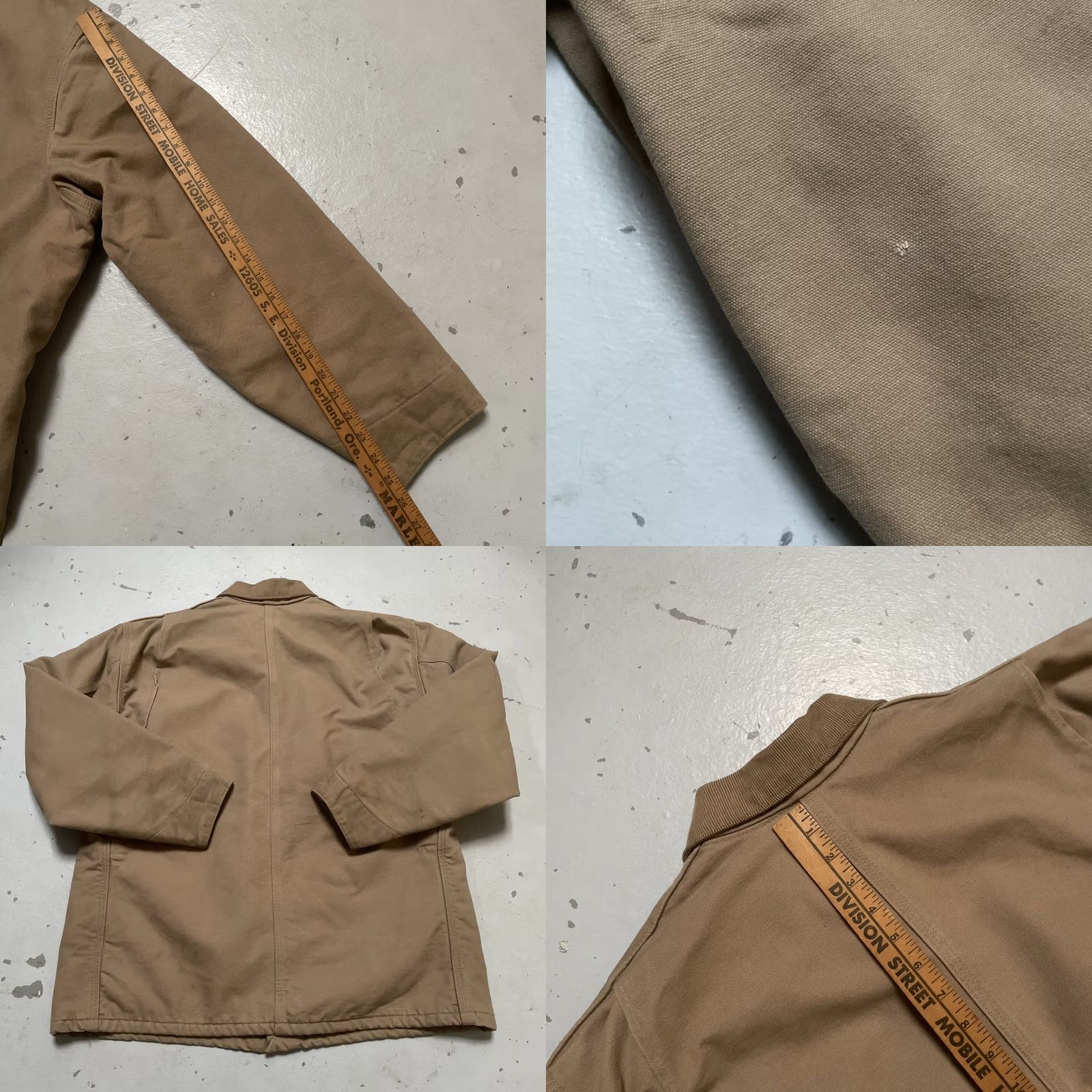 Carhartt VINTAGE Carhartt Jacket Canvas Chore Lined USA XL Unisex Adults Tan 90s Workwear Size US XL / EU 56 / 4 - 8 Thumbnail