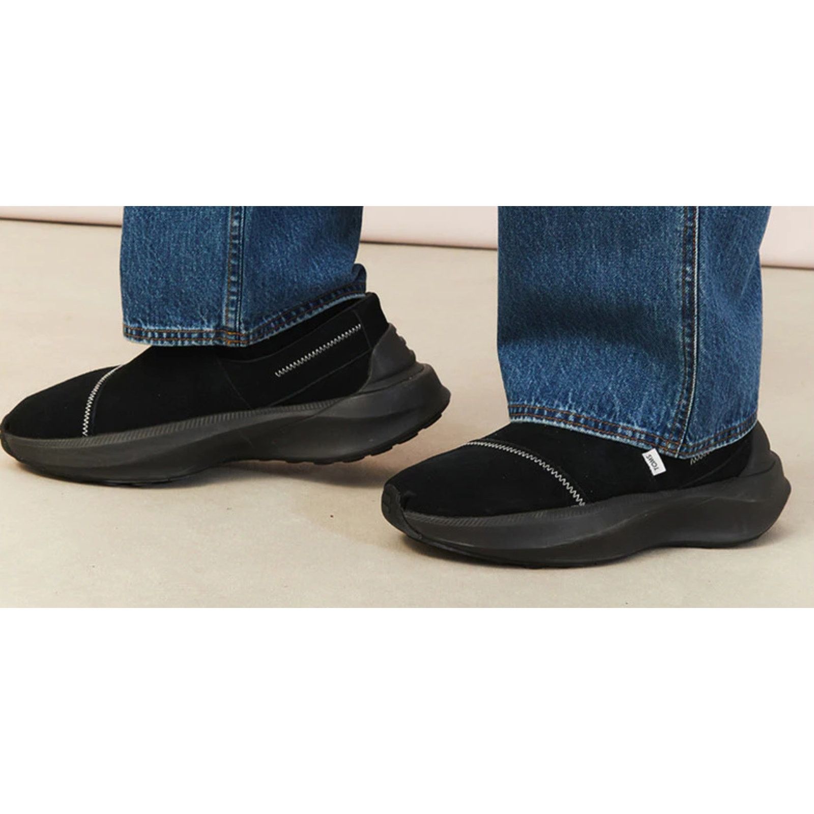 Toms NIB The Gamma KROST x TOMS Black Sneakers Slip-On 13 P$140 Size US 13 / EU 46 - 20 Thumbnail