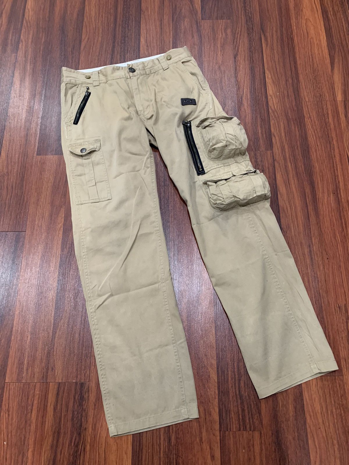 Japanese Brand Neutral Infinity Multipocket Cargo Pants Size US 32 / EU 48 - 1 Thumbnail