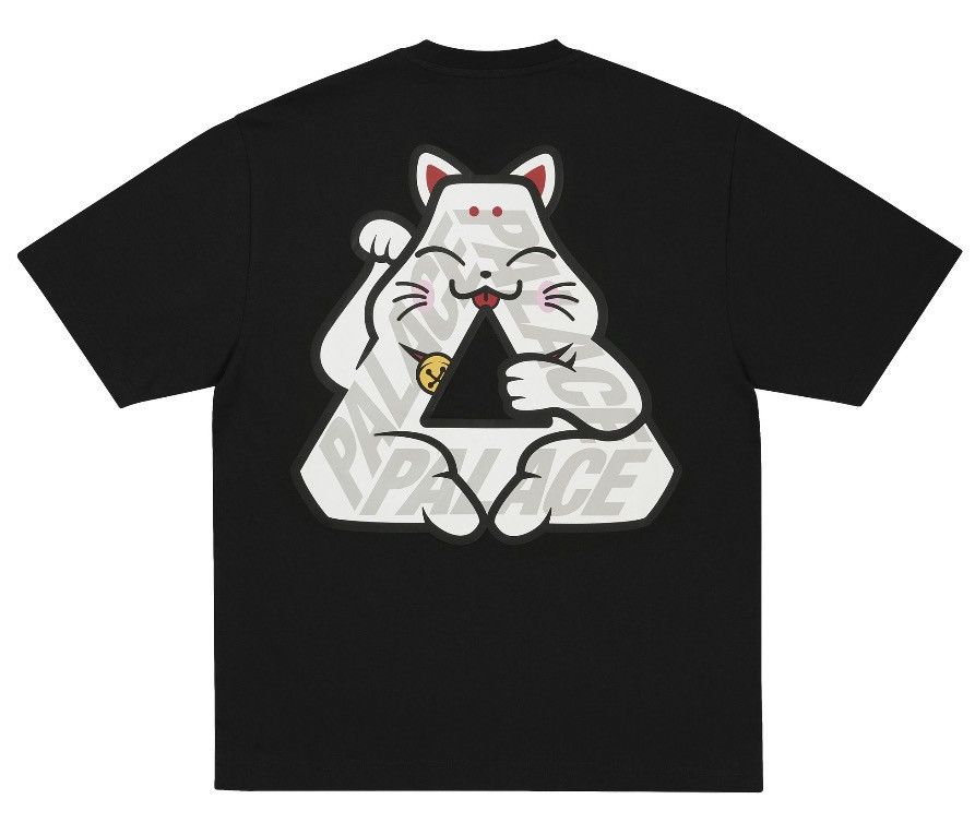 Palace Lucky Cat P3 T-Shirt Black XL SS26