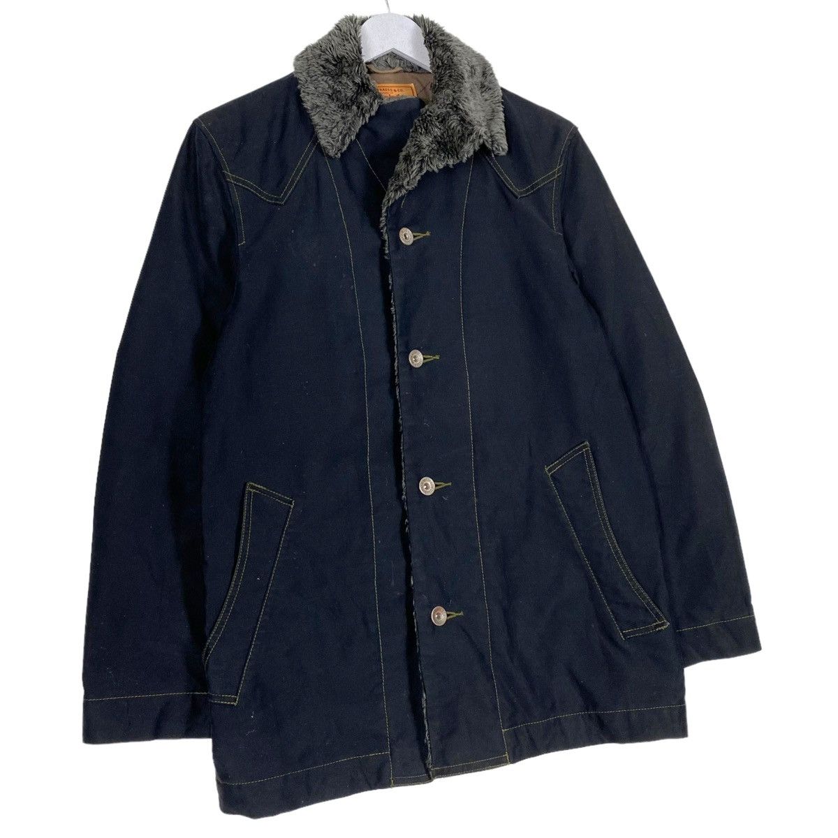 Levi's 💥LEVIS DECK BUTTON CHORE SHERPA COLLAR JACKET Size US L / EU 52-54 / 3 - 3 Thumbnail