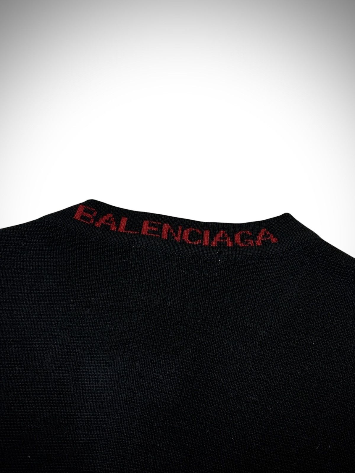 Balenciaga 2000’s Balenciaga Paris - Big Logo Knitwear Vest Size US M / EU 48-50 / 2 - 7 Thumbnail