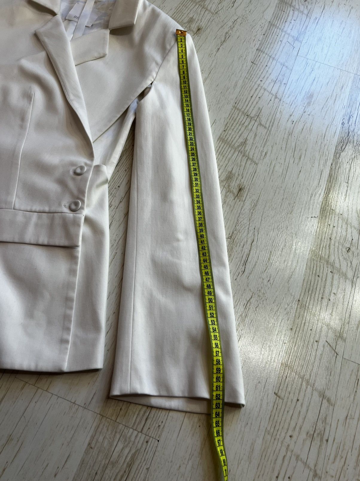 Bevza BEVZA Crossed Asymmetric Jacket White Size S Size S / US 4 / IT 40 - 19 Thumbnail