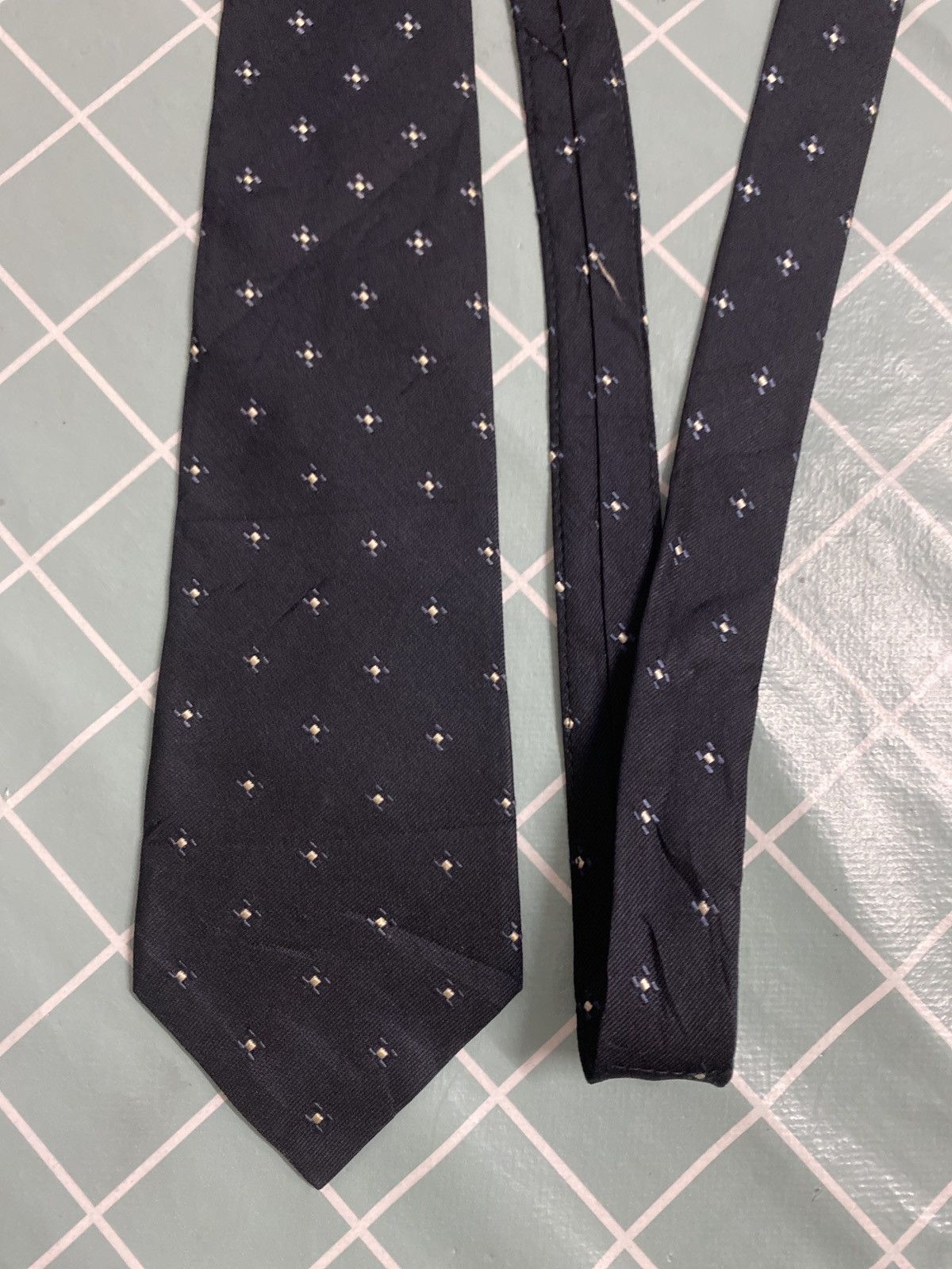 Comme des Garcons Comme des Garçons Homme Deux Navy Silk Tie Japan Made Size ONE SIZE - 6 Thumbnail