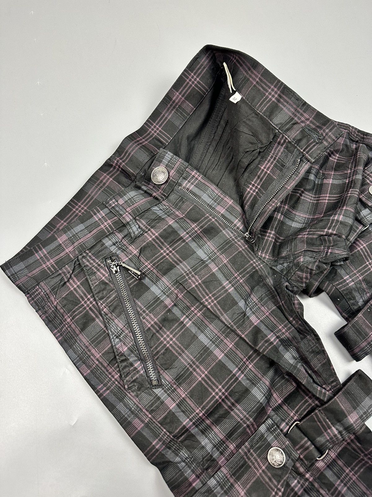 Seditionaries Vintage Bernings-Sho Punk Bondage Cargo Pants Size US 30 / EU 46 - 9 Thumbnail