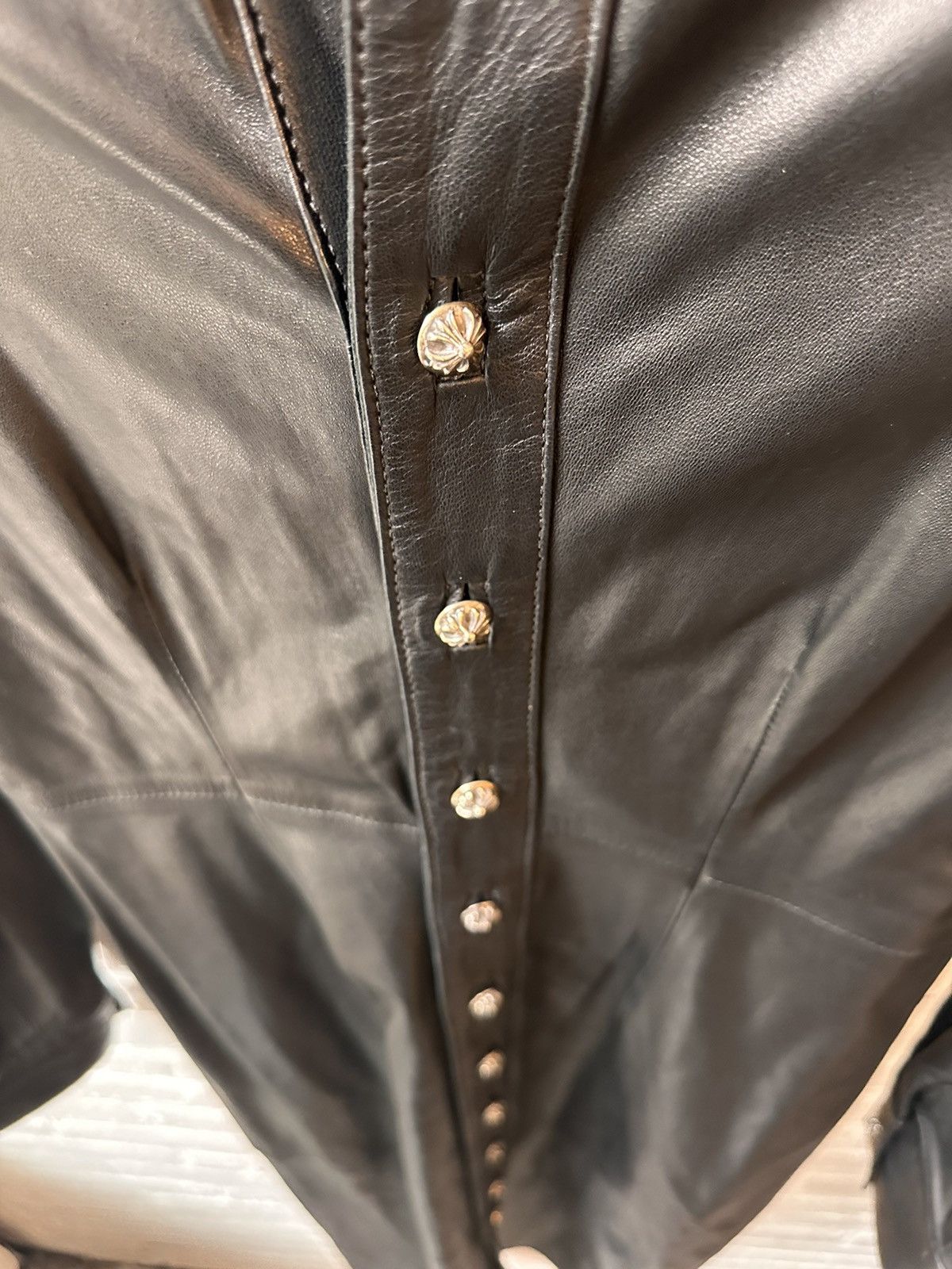 Chrome Hearts CHROME HEARTS GOTH VAMPIRE FULL LENGTH LEATHER JACKET Size S / US 4 / IT 40 - 8 Thumbnail