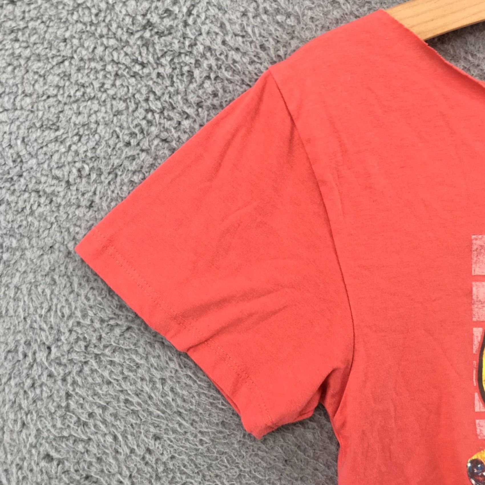 Vintage Camaro T-Shirt Hanging Croptop Womens L Orange Cap Sleeve Pullover Size L / US 10 / IT 46 - 4 Thumbnail
