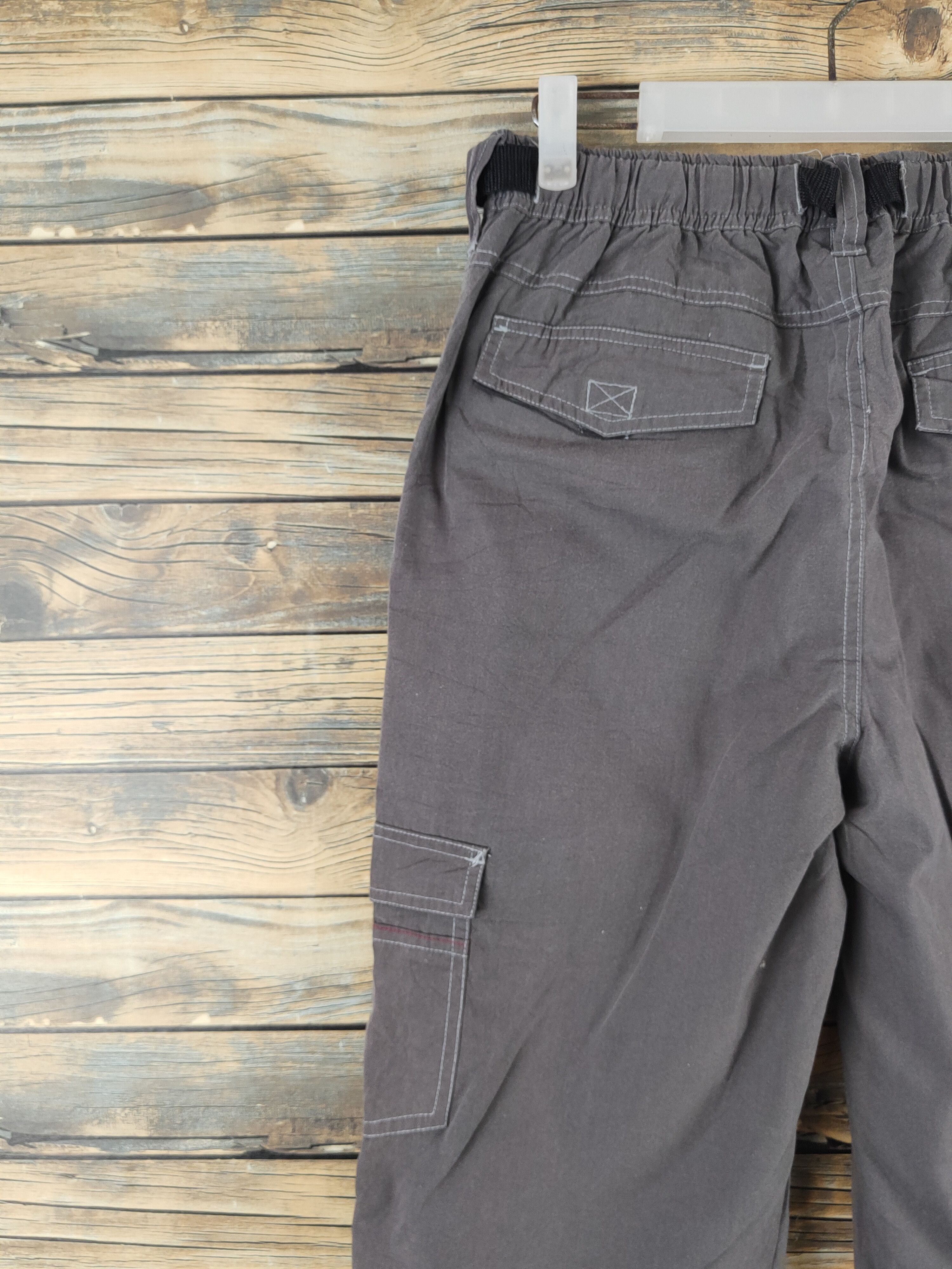 Japanese Brand Bad Boy Dark Gray Multipocket Tactical Cargo Pants #W2193 Size US 31 - 10 Thumbnail