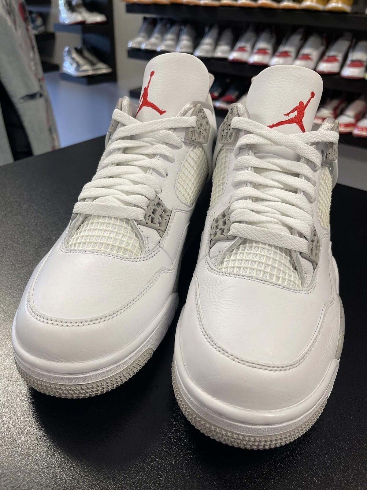 Jordan Brand Size 11 - Air Jordan 4 Retro White Oreo 2021 Grey CT8527-100 Size US 11 / EU 44 - 7 Thumbnail