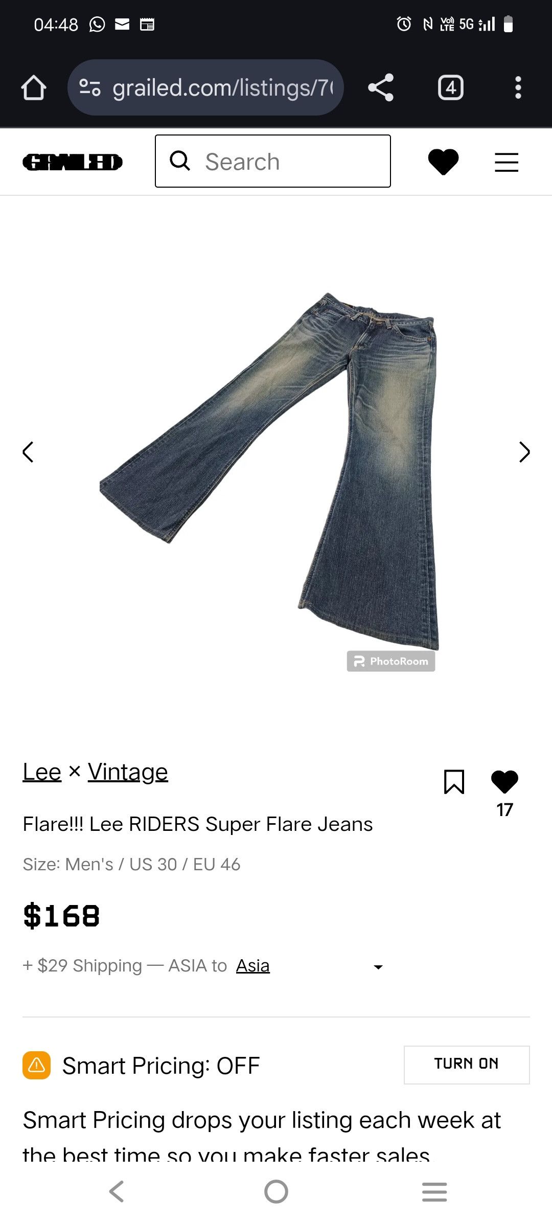 Abercrombie & Fitch × Edwin × Lee Bundle Lee Rider Abercrombie Edwin Flare Jeans Size US 30 / EU 46 - 12 Thumbnail