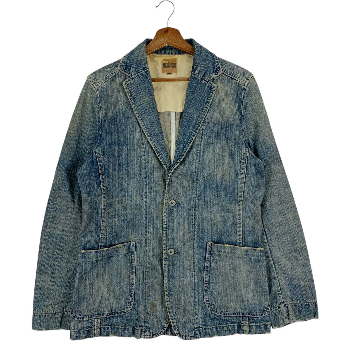 Japanese Brand × Vintage Vintage PTTP Power to the People Denim Jacket Size US XL / EU 56 / 4 - 1 Thumbnail
