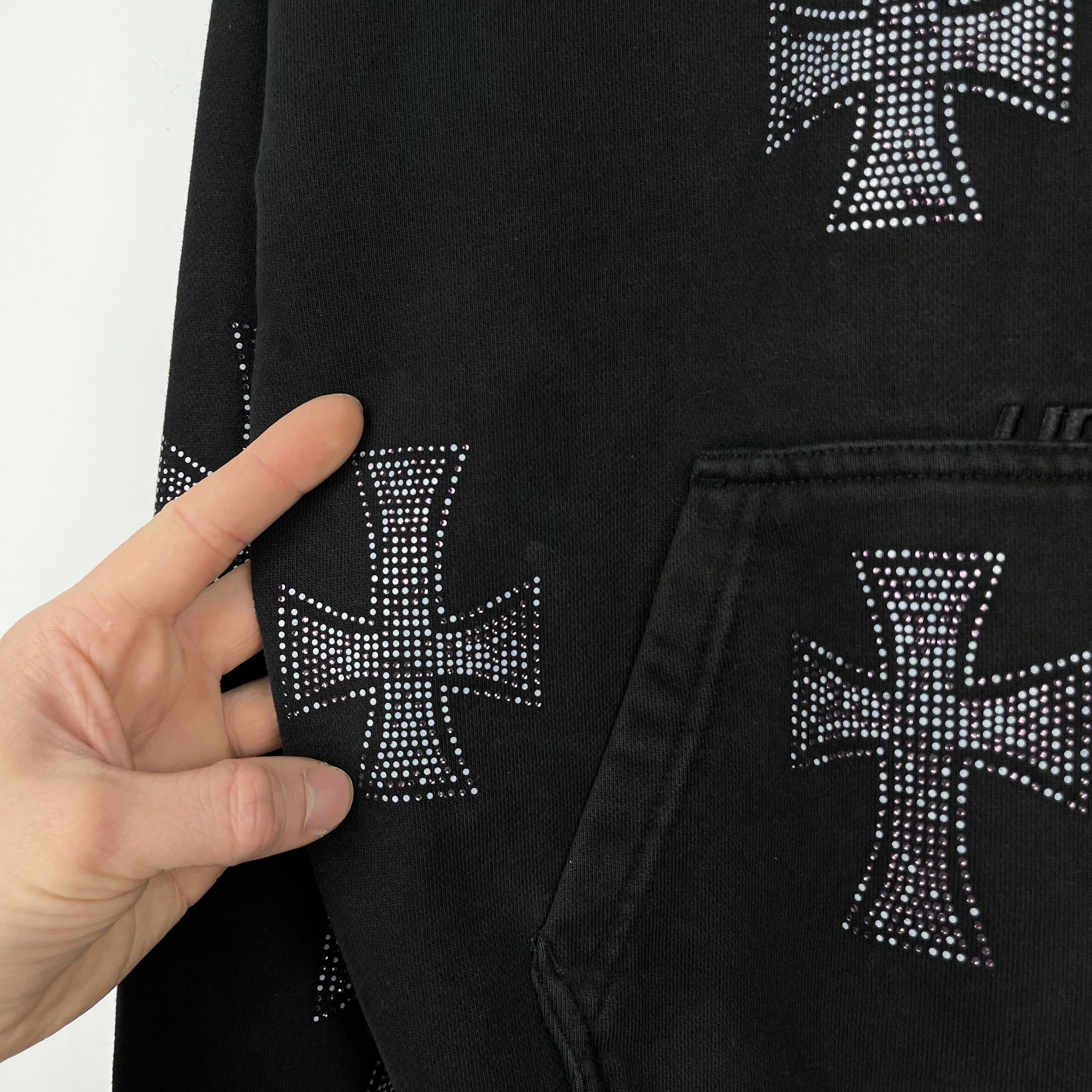 Unknown London Unknown London Saint Row Cross Full Zip Hoodie Size US S / EU 44-46 / 1 - 15 Thumbnail