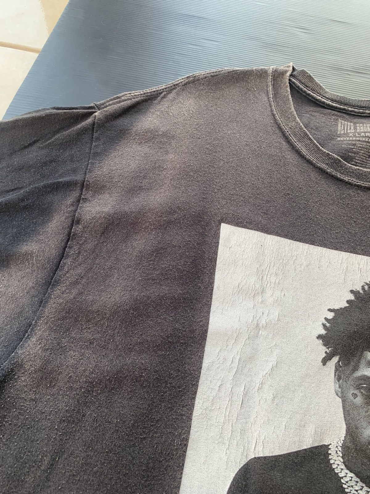 Rap Tees Thrashed Faded Young Boy Never Broke Again Rap Tshirt Size US XL / EU 56 / 4 - 3 Thumbnail