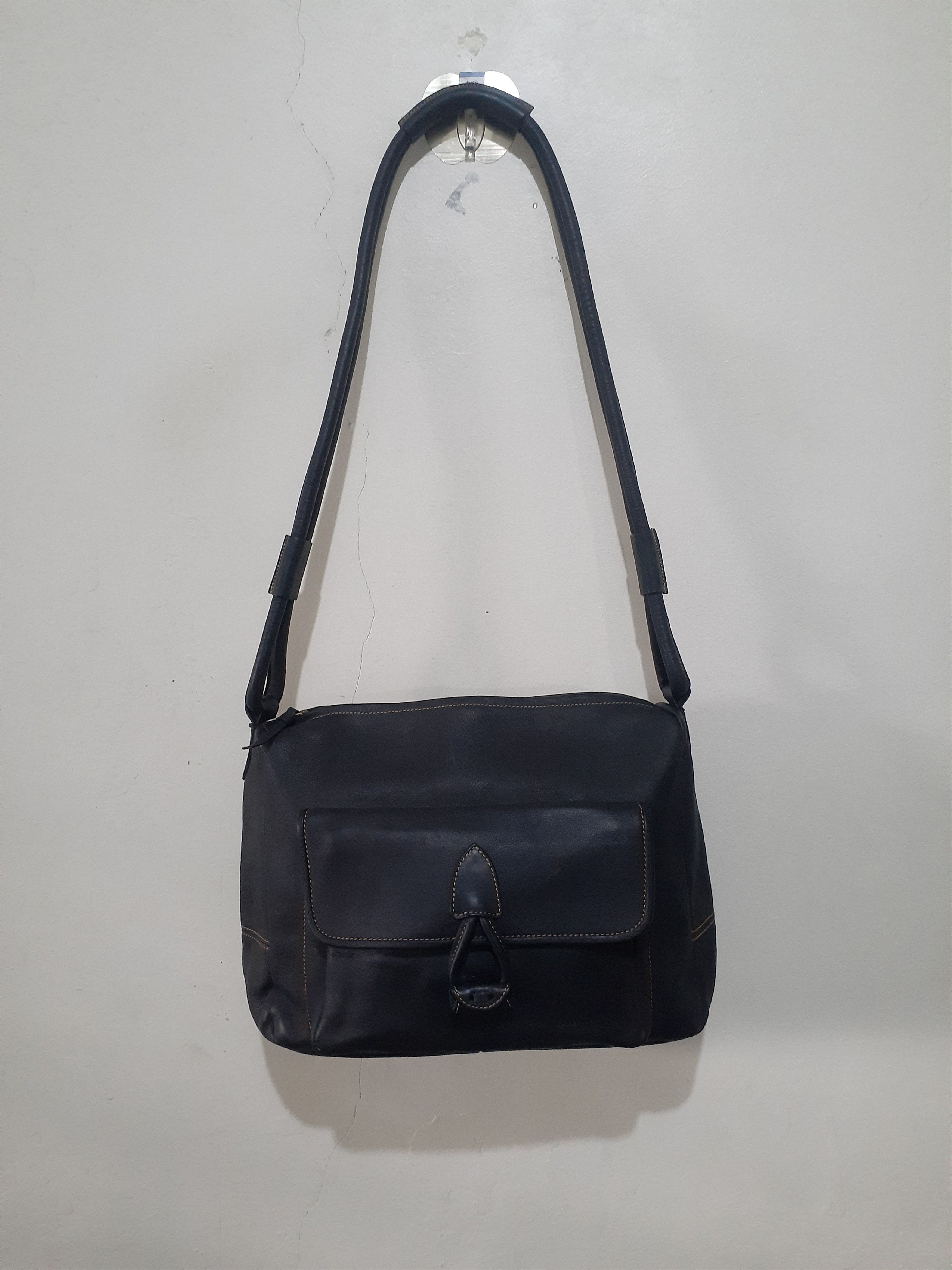 Bally × Vintage Vintage Bally Italy Messenger Crossbody Leather Bag Size ONE SIZE - 9 Thumbnail